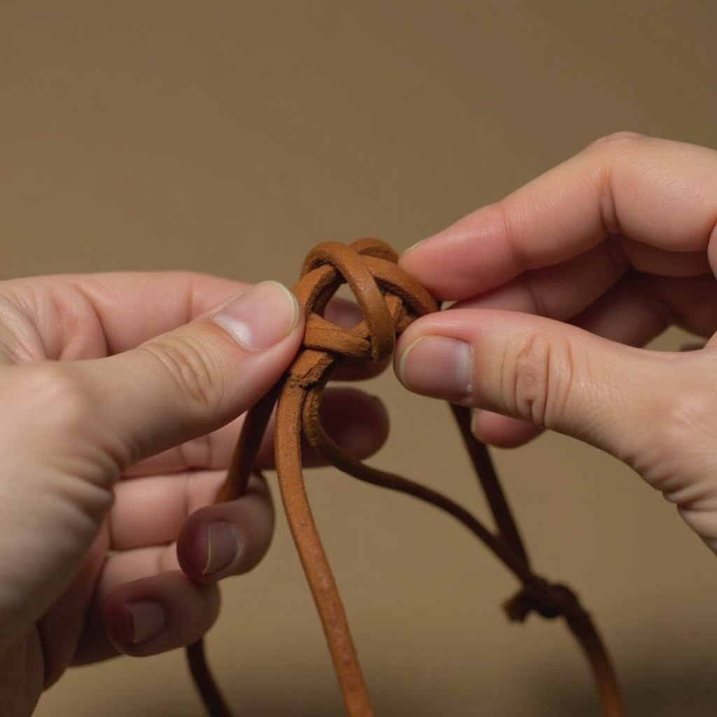 Как сделать ожерелье с скользящим узлом: пошаговое руководство