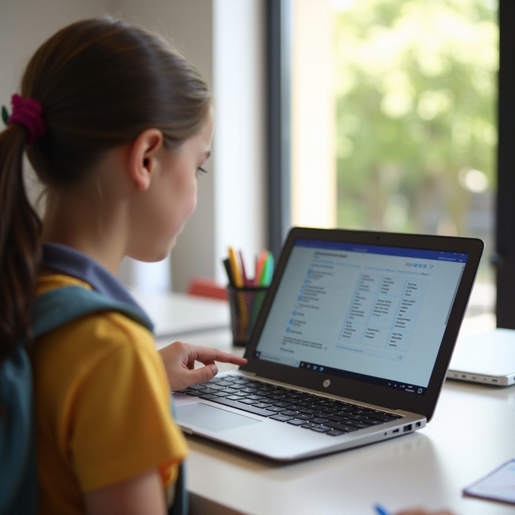 Comment inspecter votre Chromebook scolaire