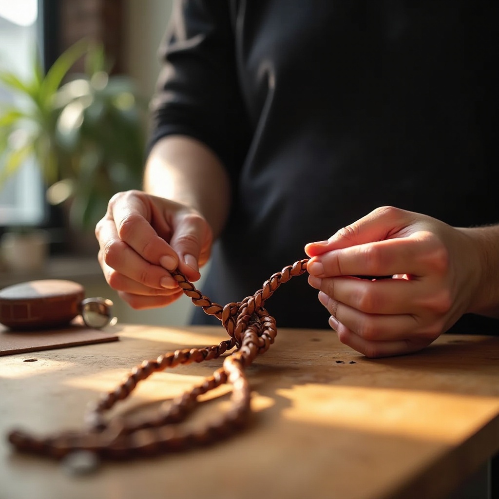 Как завязать кожаное ожерелье: Полное руководство
