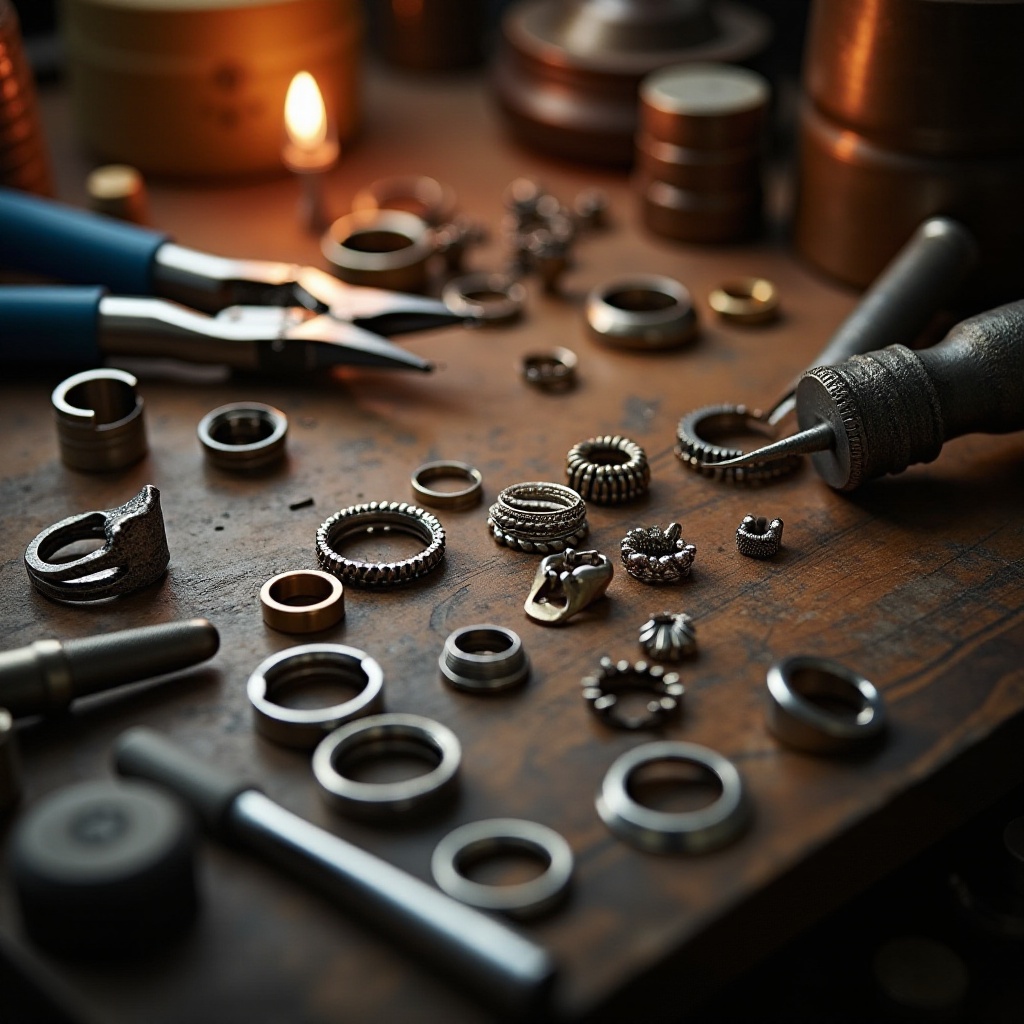 Création de bagues en métal pour la fabrication de bijoux : un guide complet