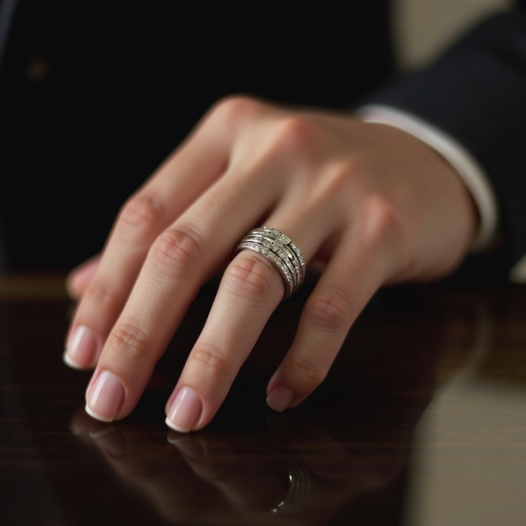 häufigste Herrengröße für Ringe