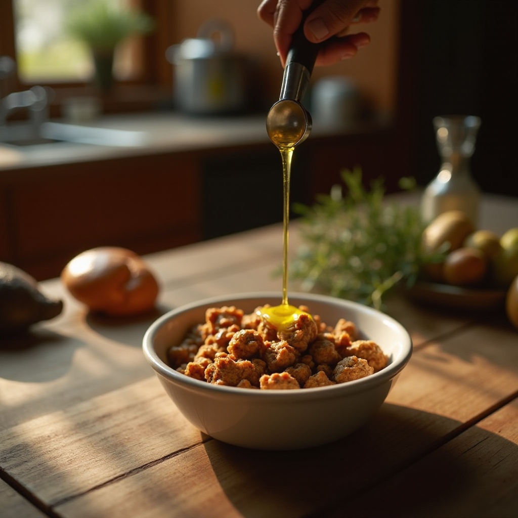 können Hunde in Olivenöl gekochtes Essen haben