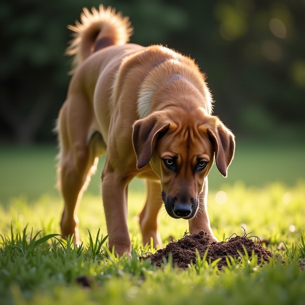 Почему собаки царапают землю после того, как испражняются?