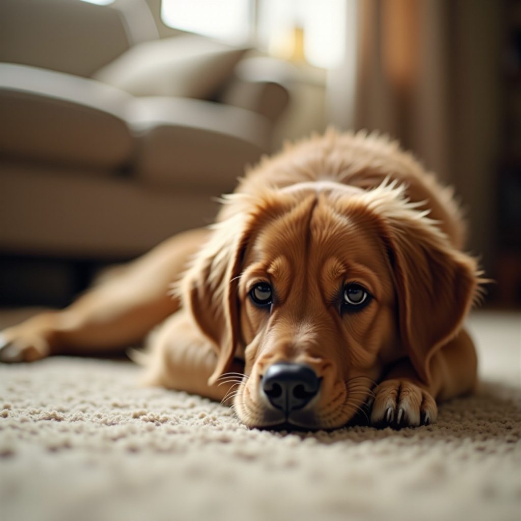 comment entraîner un chien à s'allonger