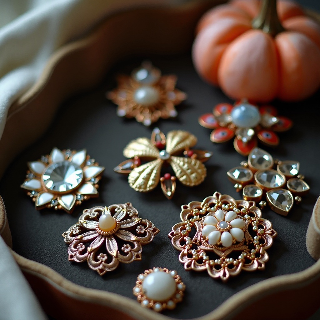 wie man Broschen ausstellt