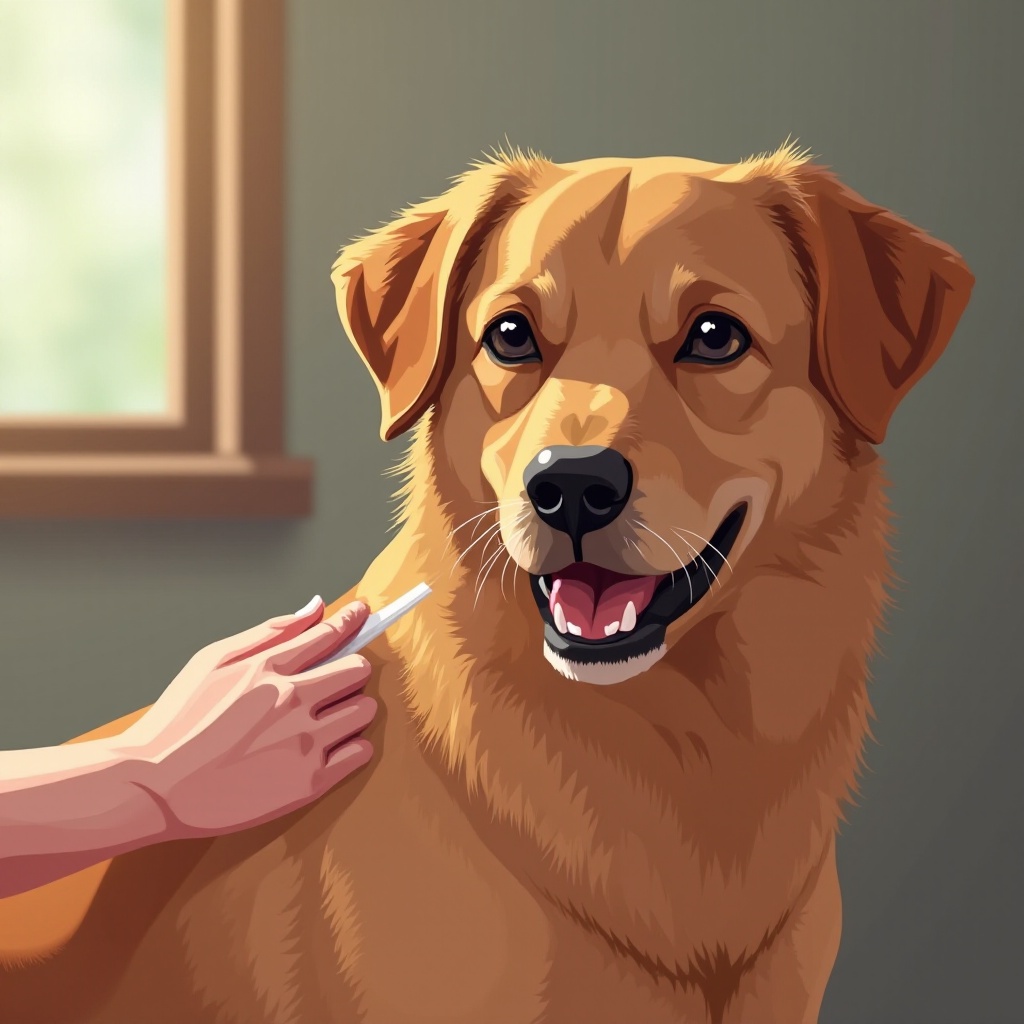 Comment appliquer correctement le médicament anti-puces sur votre chien