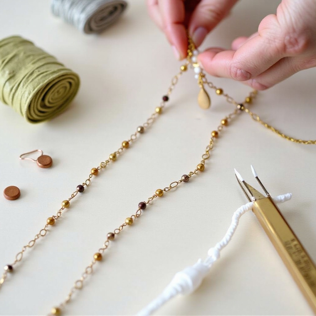 So erstellen Sie eine Halskette mit Schiebeknoten: Eine Schritt-für-Schritt-Anleitung